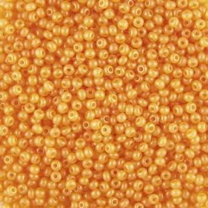 G12X-828 10/0 Seed Bead - Light Orange Supra Pearl