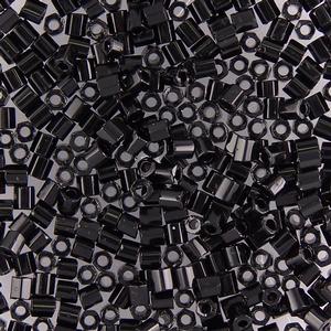 G13-001 8/0 Hex Cut - Black Opaque