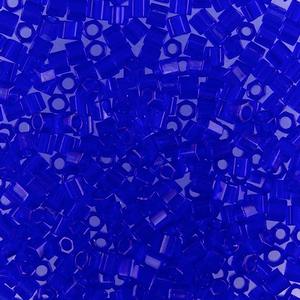 G13-168 8/0 Hex Cut - Cobalt Transparent
