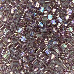 G13-2384 8/0 Hex Cut -Lt Amethyst Silverlined Iris
