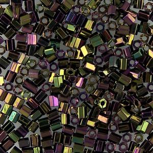 G13-389 8/0 Hex Cut - Purple Iris