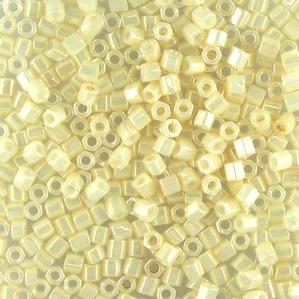 G13-606 8/0 Hex Cut - Eggshell Luster