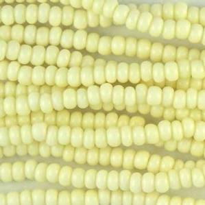 G14-006 Pony Bead - Light Beige Opaque