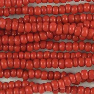 G14-016 Pony Bead - Red Opaque