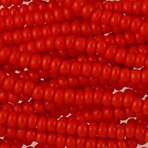 G14-018 Pony Bead - Lt. Red Opaque
