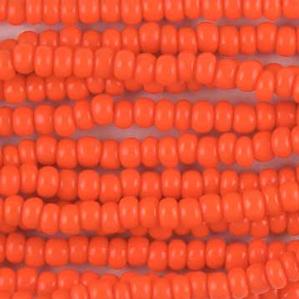 G14-025 Pony Bead - Orange Opaque