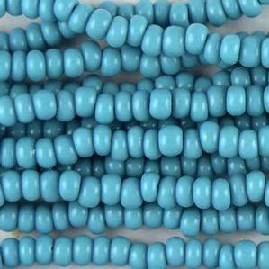 G14-057 Pony Bead - Blue Turquoise Opaque