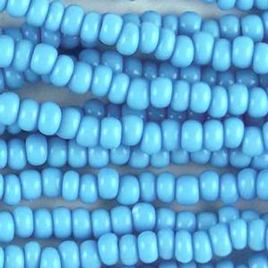 G14-063 Pony Bead - Light Blue Opaque