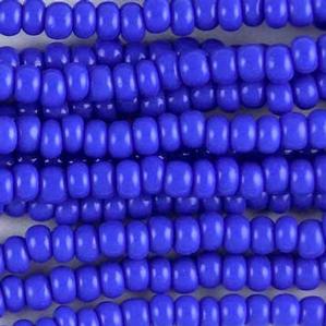 G14-065 Pony Bead - Medium Blue Opaque