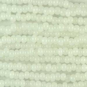 G14-105 Pony Bead - Alabaster Transparent