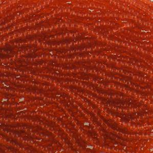 G14-125 Pony Bead - Orange Transparent