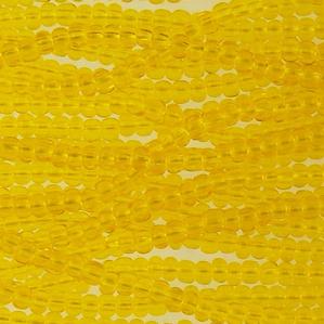 G14-135 Pony Bead - Yellow Transparent