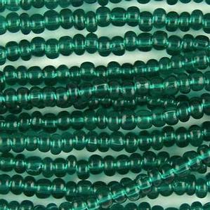 G14-158 Pony Bead - Teal Transparent