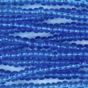 G14-163 Pony Bead - Light Blue Transparent
