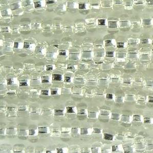 G14-209 Pony Bead - Crystal Silverlined