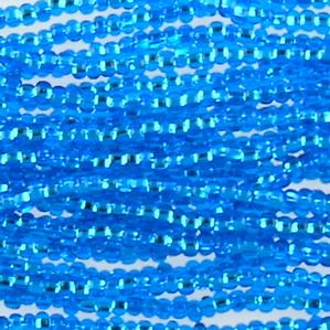 G14-253 Pony Bead - Turquoise Silverlined