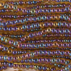 G14-396 Pony Bead - Amber Iris
