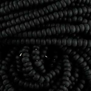 G14-9001 Pony Bead - Black Matte