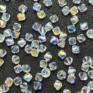 G150-308 4mm Bicones - Crystal AB