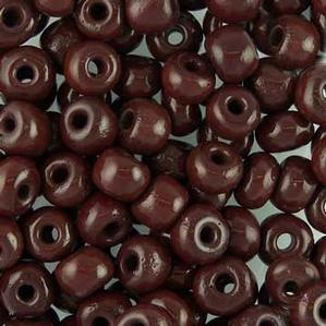 G17-098 Old Style Crow - Dark Brown Opaque