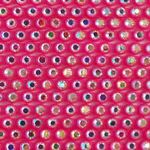 G178-577/308 Preciosa Rhinestone Banding Neon Pink/Crystal AB