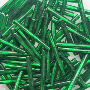 G1T/20-245 20mm Green Silverlined Twisted Bugle