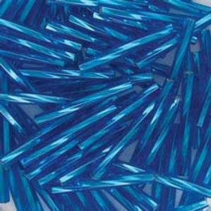 G1T/20-253 20mm Turquoise Silverlined Twisted