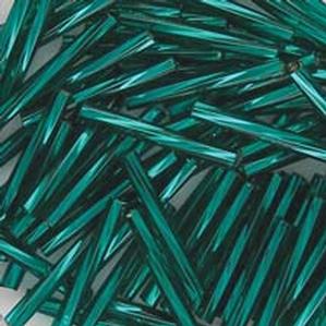 G1T/20-258 20mm Teal Silverlined Twisted Bugle