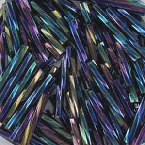 G1T/20-369 20mm Dark Blue Iris Twisted Bugle