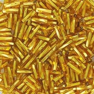 G1T#3-200 Gold Silverlined Twisted Bugles