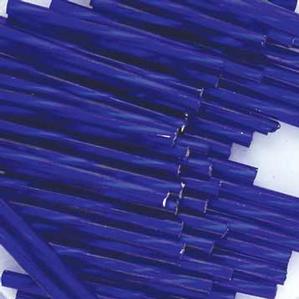 G1T/30-268 30mm Cobalt Silverlined Twisted Bugles