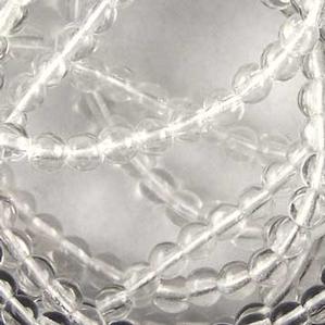 G21-108 4mm Round - Crystal Transparent