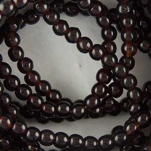 G21-114 4mm Round - Garnet Transparent