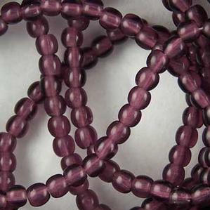 G21-188 4mm Round - Amethyst Transparent