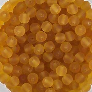 G21X-993 4mm Round - Light Amber Matte