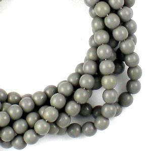 G22-003 6mm Round - Gray Opaque