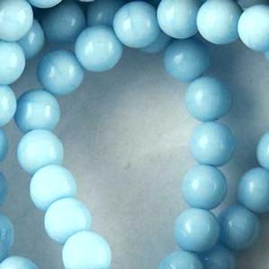 G22-063 6mm Round - Light Blue Opaque
