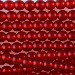 G22-117 6mm Round - Ruby Transparent