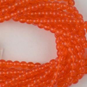 G22-125 6mm Round - Orange Transparent
