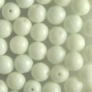 G23-005 8mm Round - White Opaque