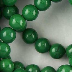 G23-045 8mm Round - Green Opaque