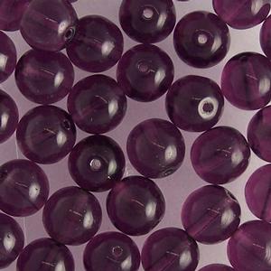 G23-188 8mm Round - Amethyst Transparent