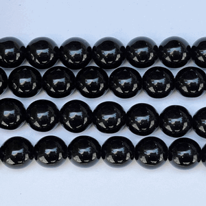 G24-001 10mm Round - Black Opaque