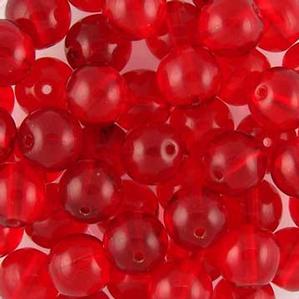 G24-117 10mm Round - Ruby Transparent