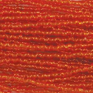 G3/12-225 12/0 3 Cut Orange Silverlined