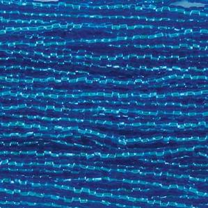 G3/12-253 12/0 3 Cut Turquoise Silverlined