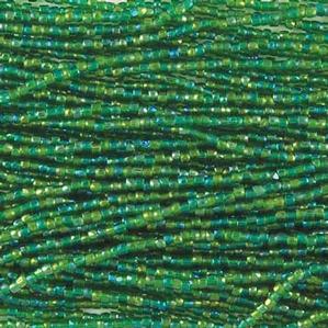 G3/12-345 12/0 3 Cut Green Iris