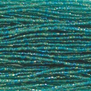 G3/12-358 12/0 3 Cut Teal Iris