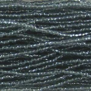 G3/12-603 12/0 3 Cut Gray Transparent Luster