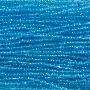 G3/12-653 12/0 3 Cut Turquoise Transparent Luster